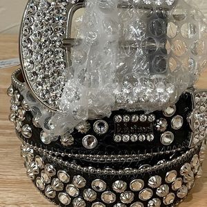 Lavasan black chrome bb simon belt